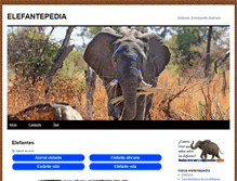 Tablet Screenshot of elefantepedia.com